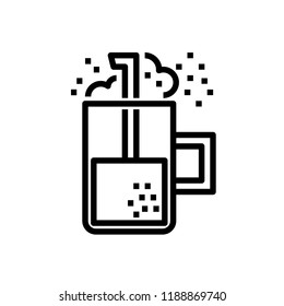 milkshake icon, drink and beverage 