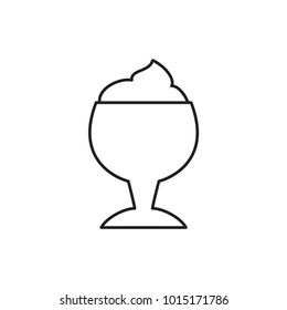 milkshake icon illustration isolated vector sign symbol
