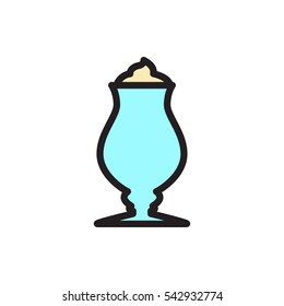 milkshake icon illustration isolated vector sign symbol