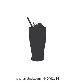 Milkshake icon, vector illustration design. Drinks collection.