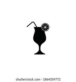 Milkshake icon vector on a white background