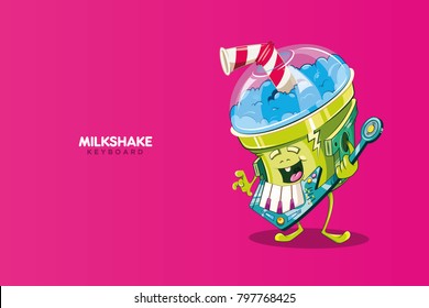 milkshake music character cute