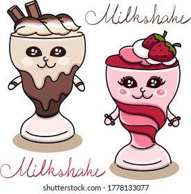A milkshake, or simply shake, is a drink that is usually made by blending milk, ice cream, and flavorings or sweeteners.