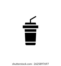 milkshake, ícone de copo de refrigerante, 