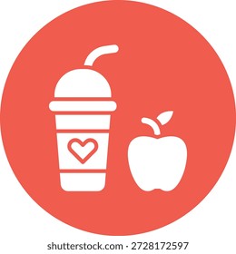 Illustration zum Milchshake-Vektorsymbol