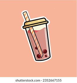 Milkshake vektor illustration for use menu