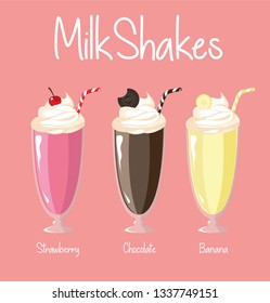 MilkShakes 3 Flavors