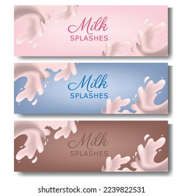 Milky background. Background water effect. Dairy products. eps 10