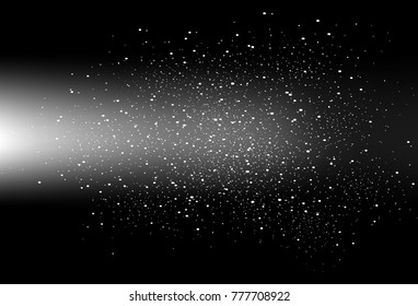 Milky galaxy star dust scattered background vector