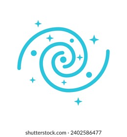 Milky way. From blue icon set.