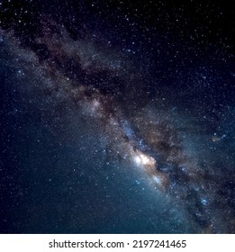 milky way galaxy and background with stars