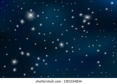 Milky way galaxy. Vector background