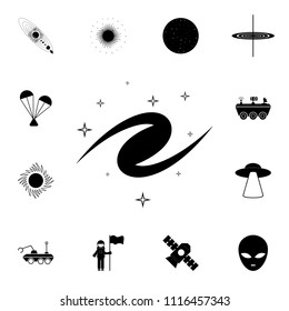 Milky Way icon. Detailed set of Space icons. Premium quality graphic design sign. One of the collection icons for websites, web design, mobile app on white background