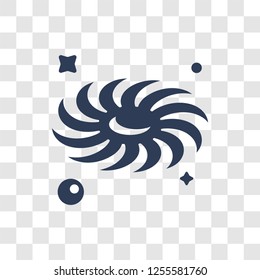Milky way icon. Trendy Milky way logo concept on transparent background from Astronomy collection