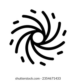 Milky Way Icon Vector Symbol Design Illustration