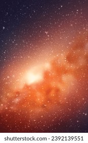 Milky Way, stars and nebula. Night starry sky. Space vector background