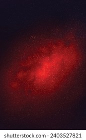 Milky Way, stars and red nebula. Night starry sky. Space vector background