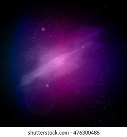 Milky Way Vector Background | EPS10 Illustration Design