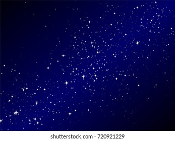 Milky way, vector illustration