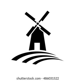 Mill icon illustration isolated vector sign symbol