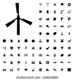 Mill icon illustration isolated vector sign symbol. agriculture icons vector set on white background.