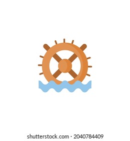 Mill Icon Isolated On White Background