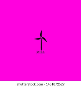 mill icon sign signifier vector