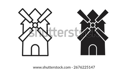 Mill icon symbol for your web designs. Icon logo, app, UI.