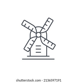 mill  icons  symbol vector elements for infographic web