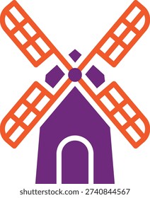 Mill Vector Icon Design Illustration