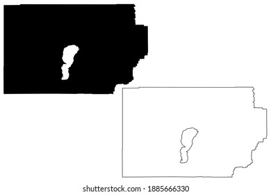 Millard County, State of Utah (U.S. county, United States of America, USA, U.S., US) map vector illustration, scribble sketch Millard map