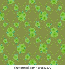Millefleurs. Elegant gentle trendy seamless pattern in small-scale flower. Vector floral seamless background for textile, fabric, covers and manufacturing. Liberty style.