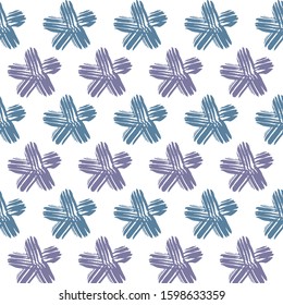 Millefleurs. Seamless floral pattern.  Aquarelle florals on texture. Floral bouquet vector pattern with small flowers and leaves.