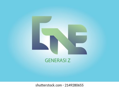 Millennial Generation Z Logo Template