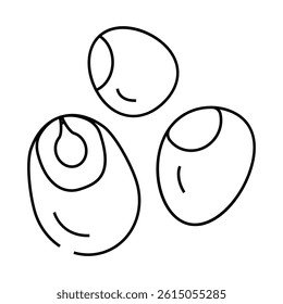 millet grain food line icon vector. millet grain food sign. isolated contour symbol black illustration