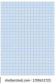Cuadrícula de papel de gráfico de milímetros. Fondo total. Patrón geométrico para la escuela, ingeniería técnica y medición de la escala de la línea. En blanco para la educación aislado en un contexto transparente.