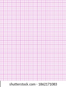 Millimeter-Graphen-Papiergitter. Abstrakter, quadratischer Hintergrund. Geometrisches Muster für die Messung der technischen Streckenlänge in der Schule. Leer für Bildung auf transparentem Hintergrund.