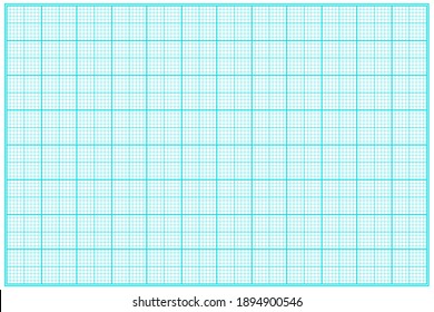 Millimeter graph paper grid. Abstract squared background. Geometric pattern for school, technical engineering line scale measurement. Lined blank for education on transparent background.