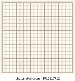 Millimeter graph paper grid. Abstract squared background. Geometric pattern for school, technical engineering line scale measurement. Lined blank for education on transparent background.