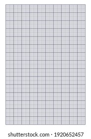 Millimeter graph paper grid. Abstract squared background. Geometric pattern for school, technical engineering line scale measurement. Lined blank for education isolated on transparent background.
