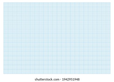 Millimeter graph paper grid. Abstract squared background. Geometric pattern for school, technical engineering line scale measurement. Lined blank for education on transparent background.