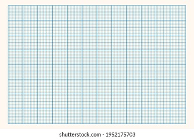 Millimeter graph paper grid. Abstract squared background. Geometric pattern for school, technical engineering line scale measurement. Lined blank for education on transparent background.