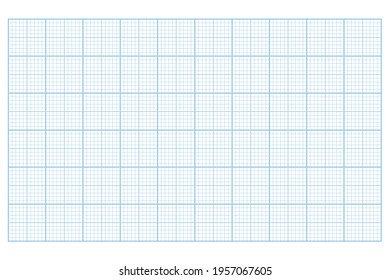 Millimeter graph paper grid. Abstract squared background. Geometric pattern for school, technical engineering line scale measurement. Lined blank for education on transparent background.