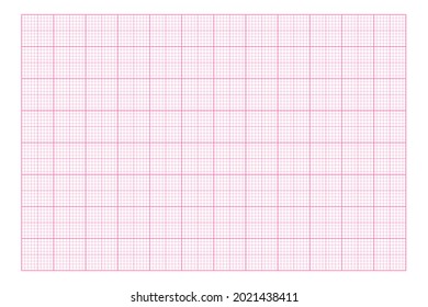 Millimeter graph paper grid. Abstract squared background. Geometric pattern for school, technical engineering line scale measurement. Lined blank for education on transparent background.