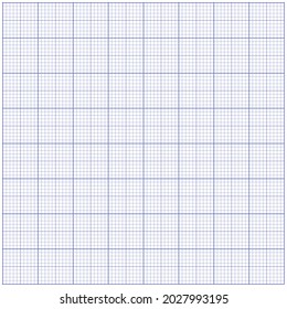 Millimeter graph paper grid. Abstract squared background. Geometric pattern for school, technical engineering line scale measurement. Lined blank for education on transparent background.
