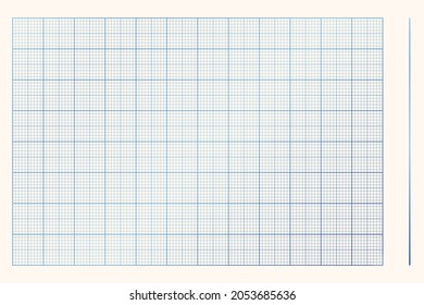 Millimeter graph paper grid. Abstract squared background. Geometric pattern for school, technical engineering line scale measurement. Lined blank for education on transparent background.