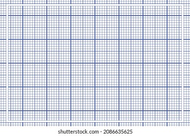 Millimeter graph paper grid. Abstract squared background. Geometric pattern for school, technical engineering line scale measurement. Lined blank for education on transparent background.