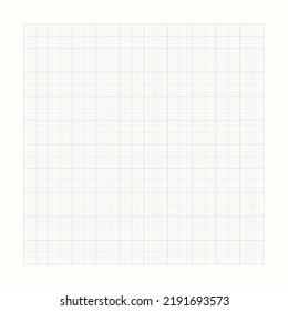 Millimeter graph paper grid. Abstract squared background. Geometric pattern for school, technical engineering line scale measurement. Lined blank for education on transparent background.