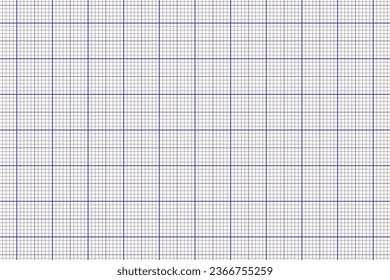 Millimeter-Graphen-Papiergitter. Abstrakter, quadratischer Hintergrund. Geometrisches Muster für die Messung der technischen Streckenlänge in der Schule. Leer für Bildung auf transparentem Hintergrund.