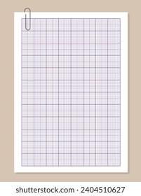Millimeter graph paper grid. Abstract squared background. Geometric pattern for school, technical engineering line scale measurement. Lined blank for education isolated on transparent background.